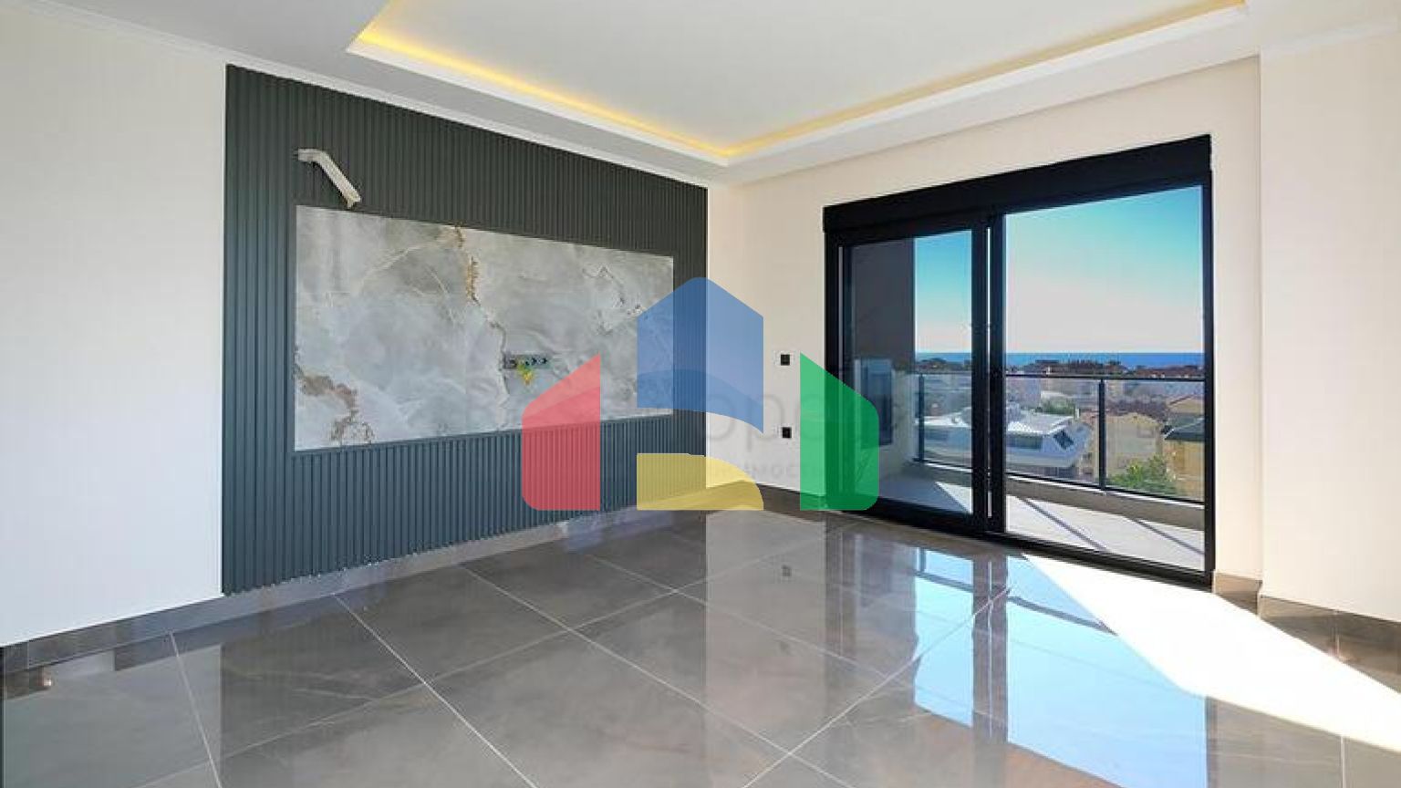 Современная квартира 2+1 в районе Клеопатра, Алания