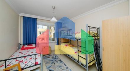 Просторная меблированная квартира 2+1 в районе Аланья центр