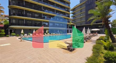 Современные апартаменты 1+1 рядом с пляжем Клеопатра