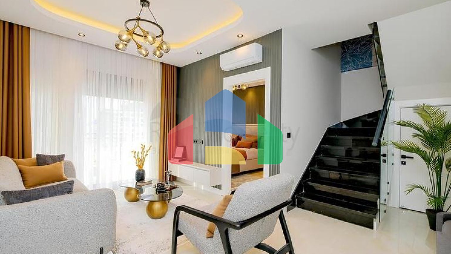 Пентхаус 3+1 в новом современном комплексе в центре Аланьи