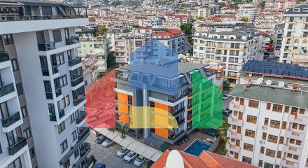 Двухкомнатная квартира 1+1 в центре Аланьи рядом с городской жизнью