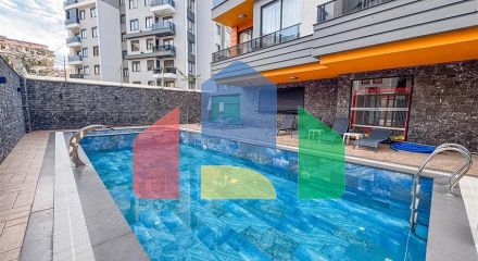 Двухкомнатная квартира 1+1 в центре Аланьи рядом с городской жизнью