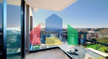 Современная квартира 1+1 в благоустроенном жилом комплексе района Клеопатра