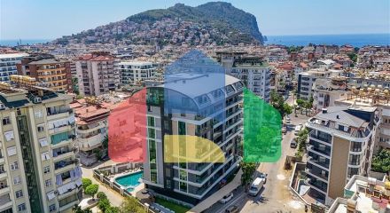 Современная квартира 1+1 в новом доме района Клеопатра