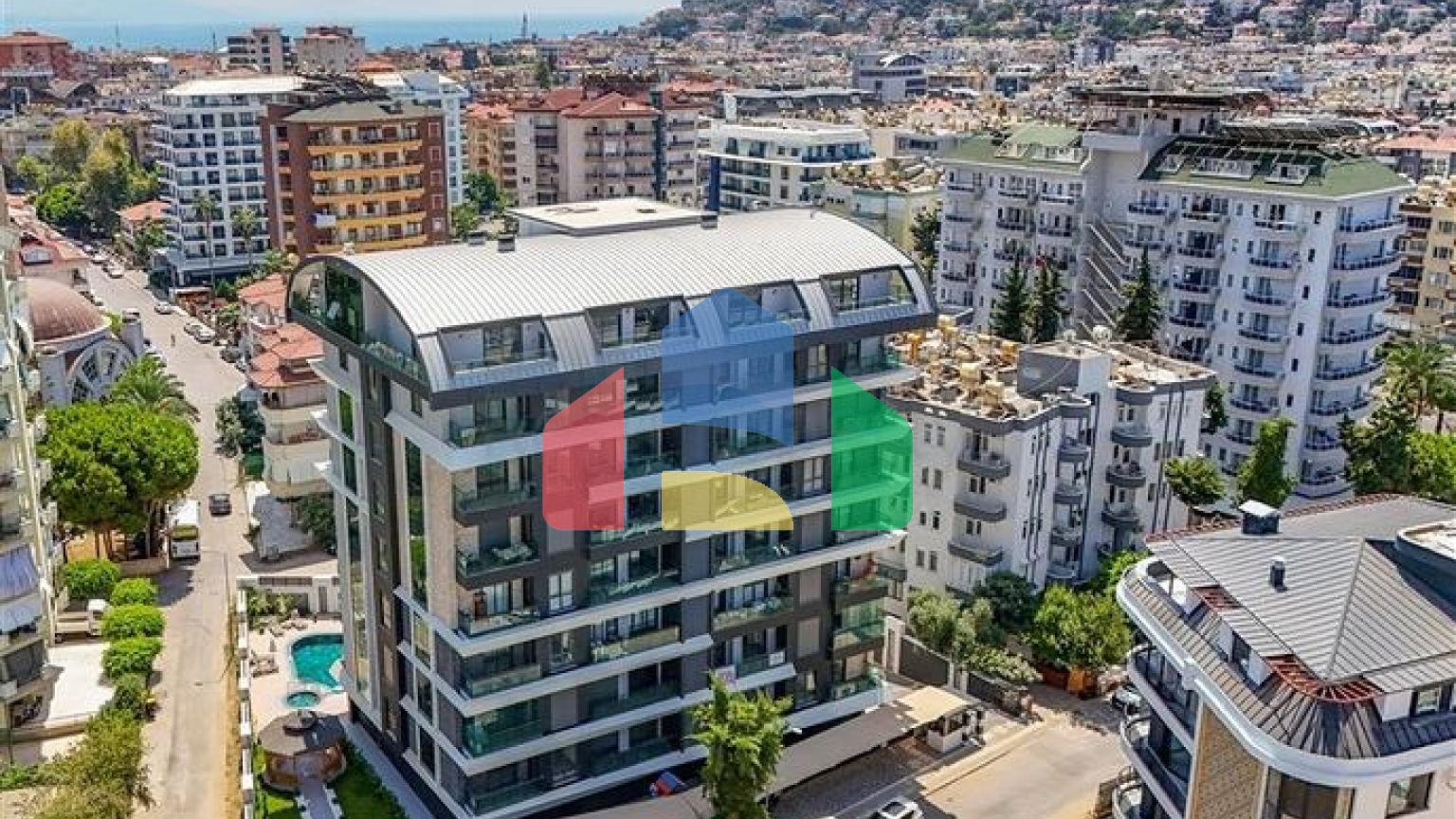 Современная квартира 1+1 в новом доме района Клеопатра