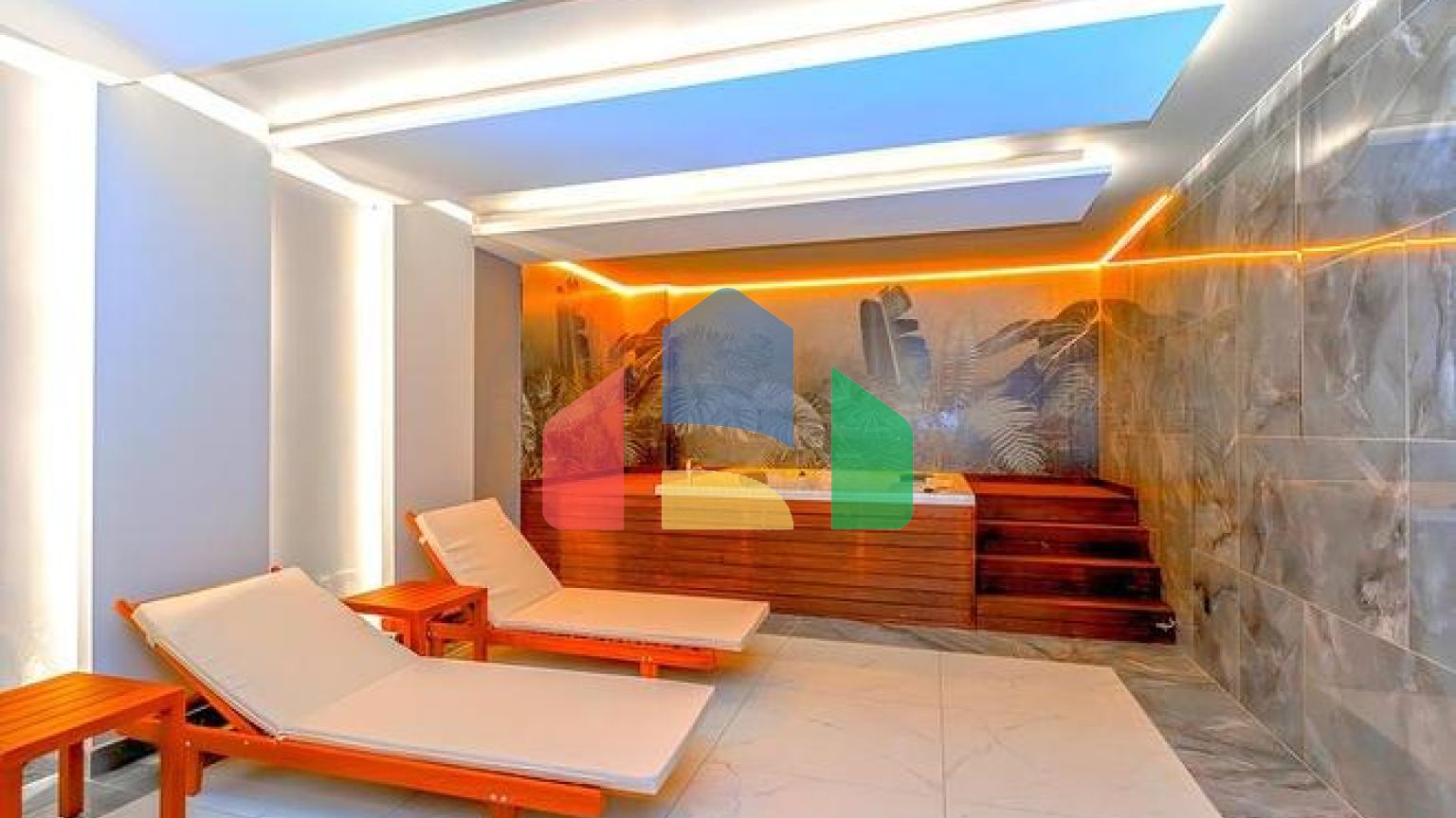 Квартира 2+1 с инфраструктурой комплекса в районе Клеопатра