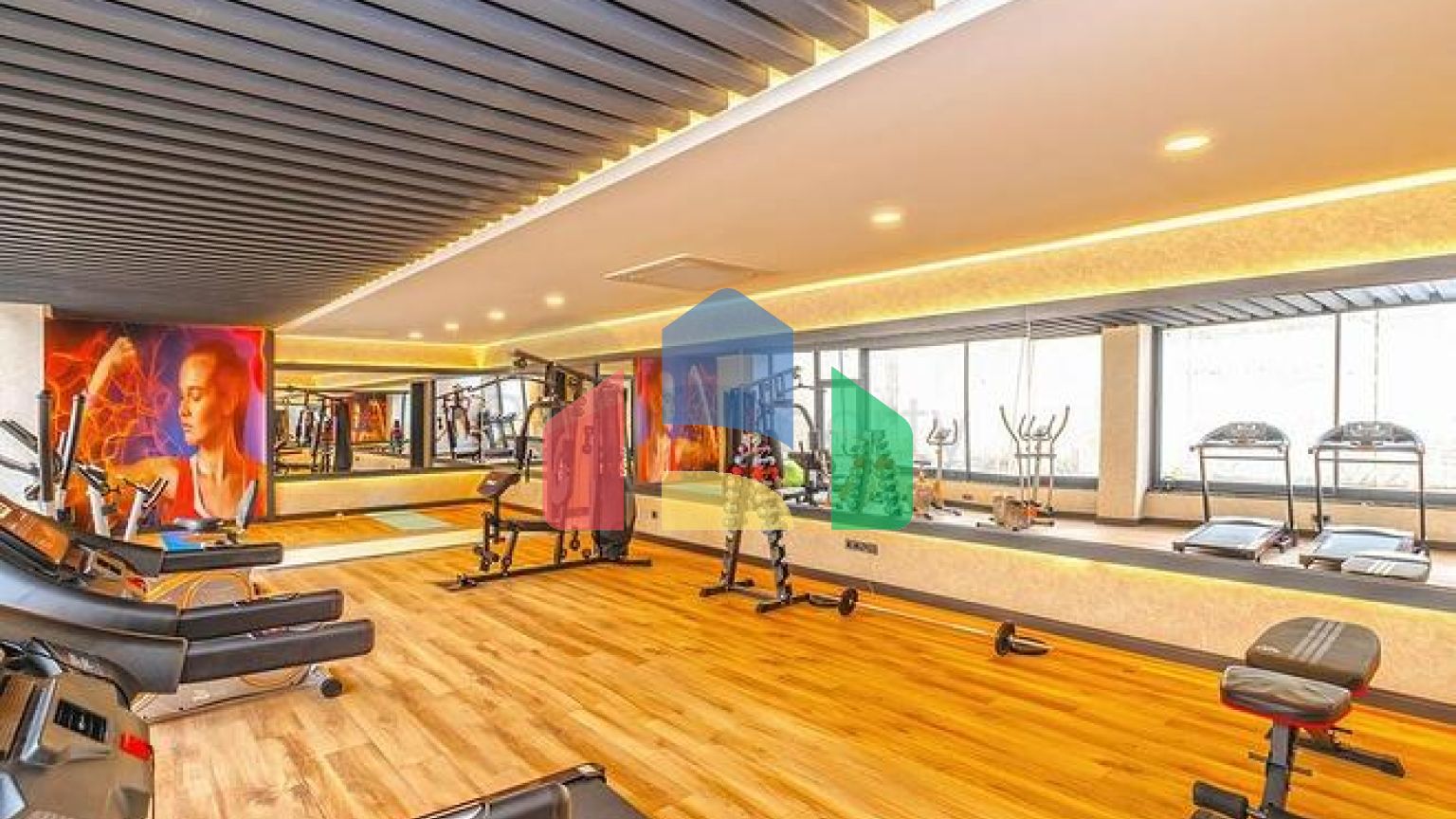 Квартира 2+1 с инфраструктурой комплекса в районе Клеопатра