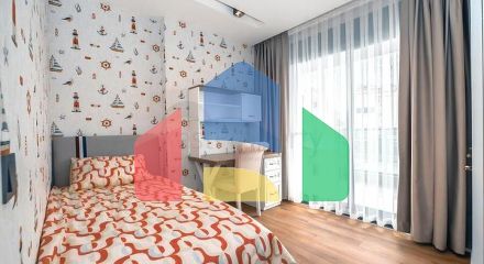 Квартира 2+1 с инфраструктурой комплекса в районе Клеопатра