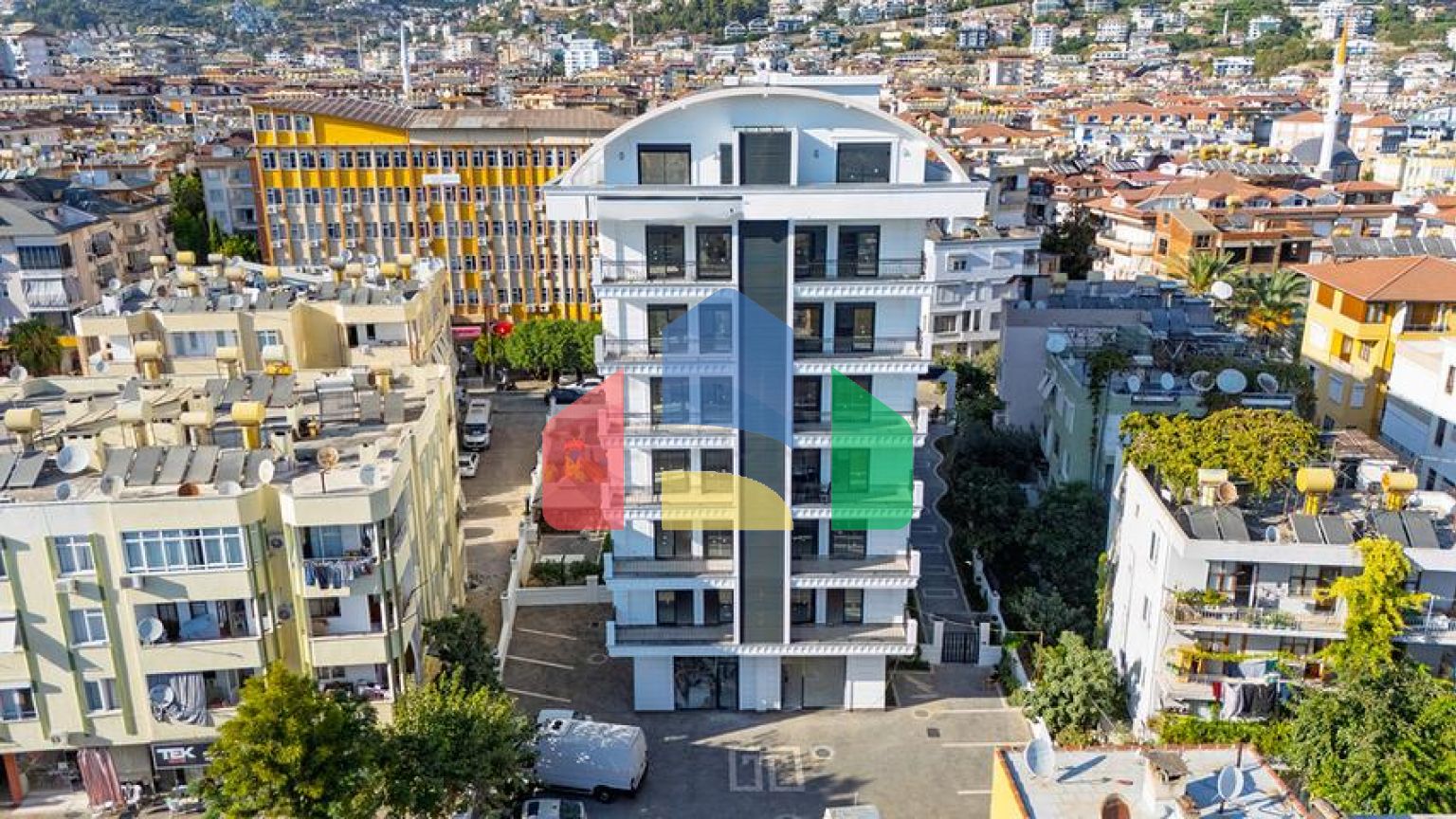 Современный объект в новом жилом проекте в районе Аланья центр