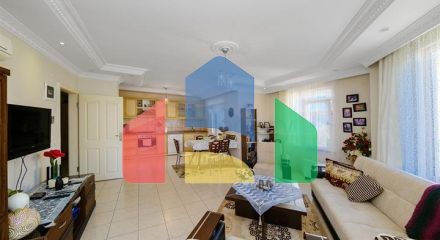 Просторная квартира 2+1 в престижной части района Клеопатра