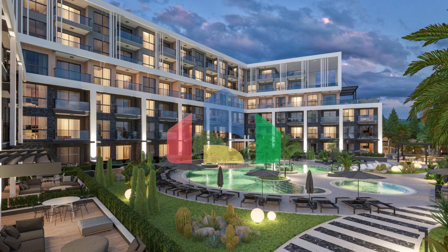 Апартаменты в жилом комплексе Lara Port – сердце района Алтынташ, Анталья