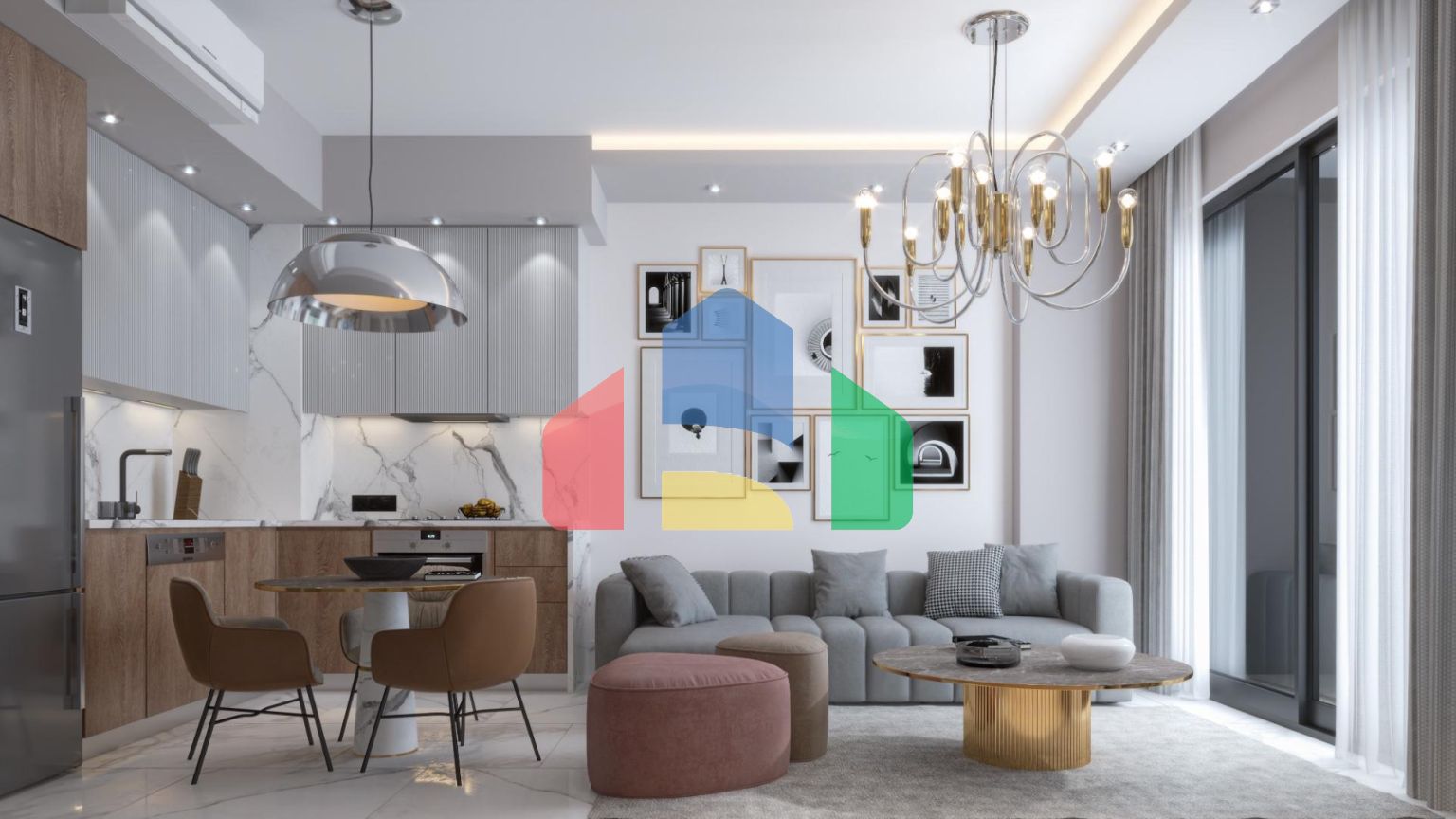 Апартаменты в жилом комплексе Lara Port – сердце района Алтынташ, Анталья