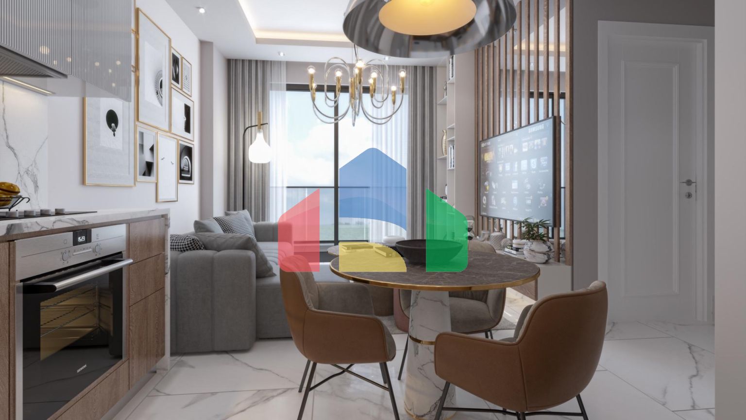 Апартаменты в жилом комплексе Lara Port – сердце района Алтынташ, Анталья