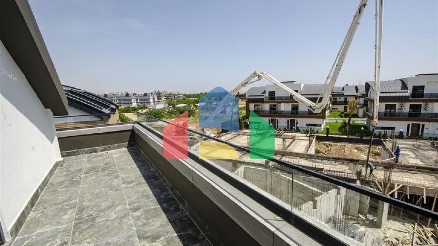 Вілли на завершальній стадії будівництва в районі Коньяалти