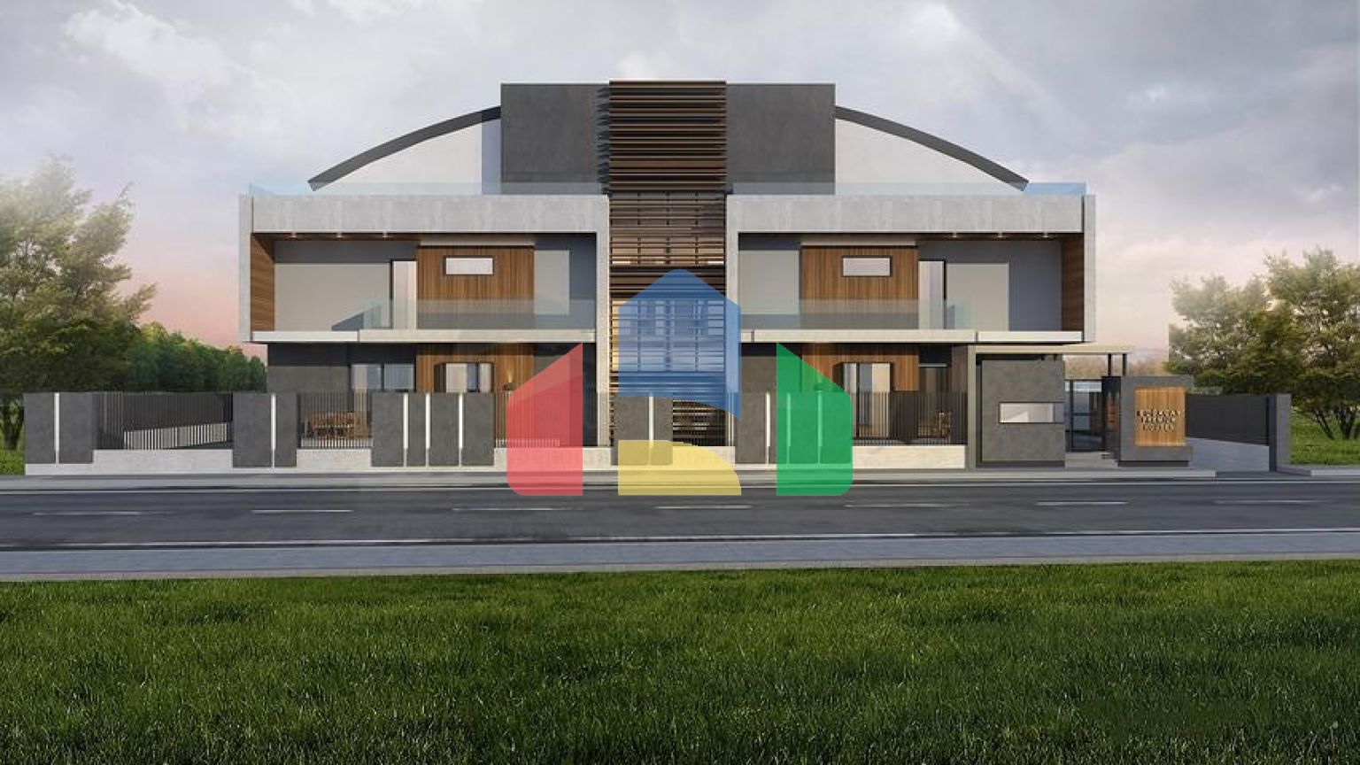 Вілли на завершальній стадії будівництва в районі Коньяалти