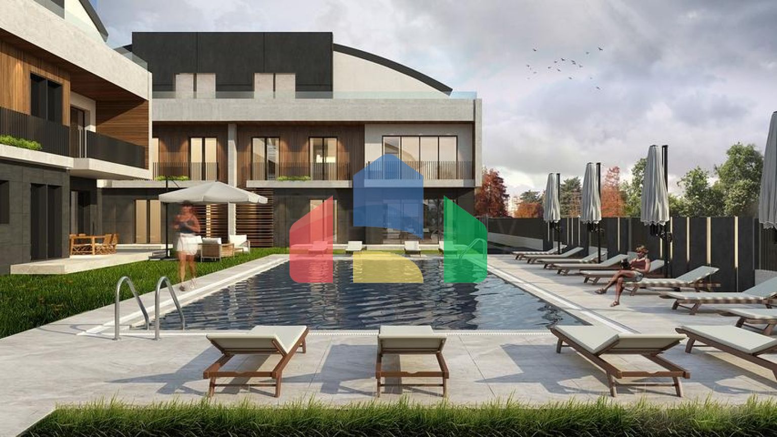 Вілли на завершальній стадії будівництва в районі Коньяалти