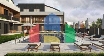 Вілли на завершальній стадії будівництва в районі Коньяалти