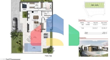 НОВЫЕ ОДНОЭТАЖНЫЕ ВИЛЛЫ НА ГОЛЬФ-КУРОРТЕ АЛЬТAНА, МУРСИЯ НОВЫЕ ОДНОЭТАЖНЫЕ ВИЛЛЫ НА ГОЛЬФ-КУРОРТЕ АЛЬТAНА, МУРСИЯ