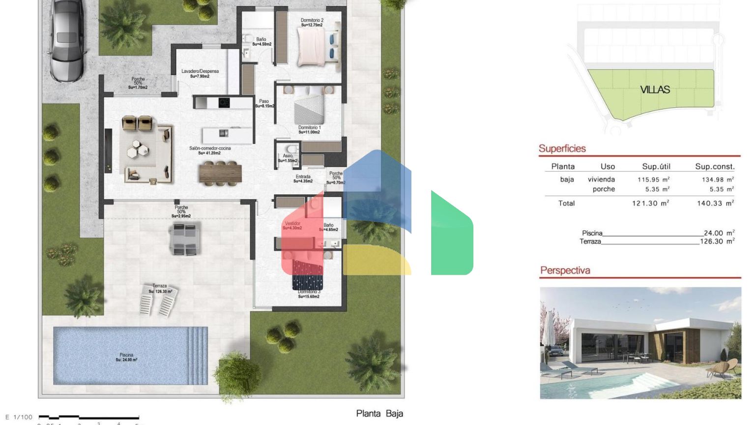 НОВЫЕ ОДНОЭТАЖНЫЕ ВИЛЛЫ НА ГОЛЬФ-КУРОРТЕ АЛЬТAНА, МУРСИЯ