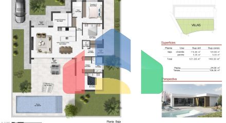 НОВЫЕ ОДНОЭТАЖНЫЕ ВИЛЛЫ НА ГОЛЬФ-КУРОРТЕ АЛЬТAНА, МУРСИЯ НОВЫЕ ОДНОЭТАЖНЫЕ ВИЛЛЫ НА ГОЛЬФ-КУРОРТЕ АЛЬТAНА, МУРСИЯ