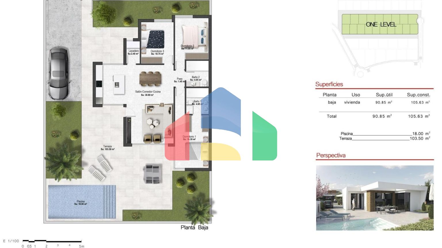 НОВЫЕ ОДНОЭТАЖНЫЕ ВИЛЛЫ НА ГОЛЬФ-КУРОРТЕ АЛЬТAНА, МУРСИЯ