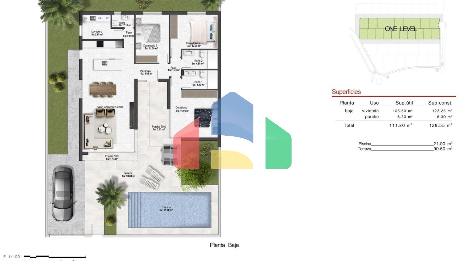 НОВЫЕ ОДНОЭТАЖНЫЕ ВИЛЛЫ НА ГОЛЬФ-КУРОРТЕ АЛЬТAНА, МУРСИЯ