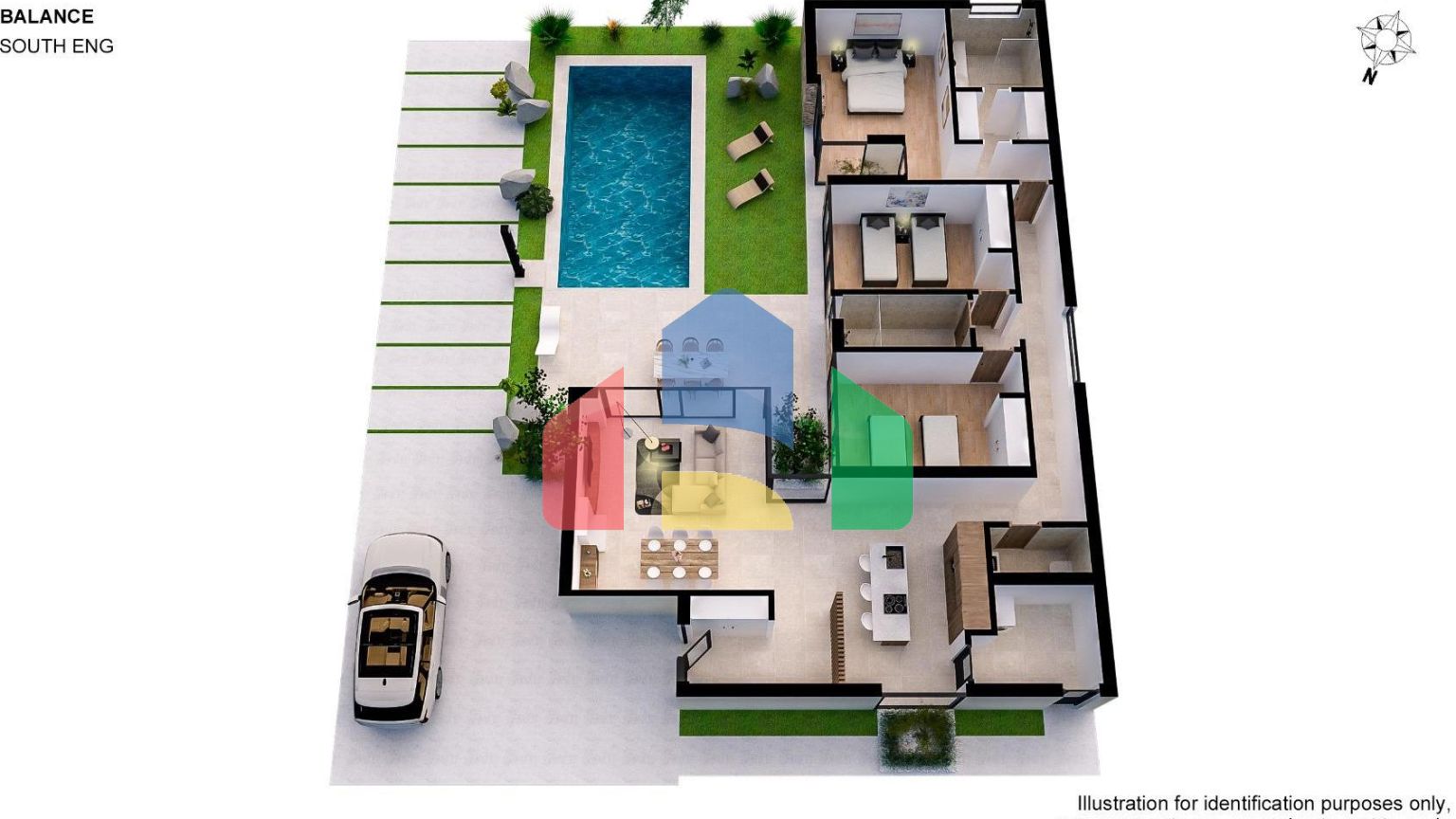 НОВЫЕ ВИЛЛЫ В ГОЛЬФ-КУРОРТЕ АЛЬТОНА, МУРСИЯ