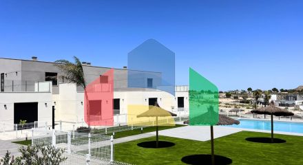 НОВЫЕ ТАУНХАУСЫ В ГОЛЬФ-КУРОРТЕ АЛЬТAНА, МУРСИЯ