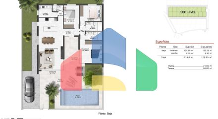 НОВЫЕ ОДНОЭТАЖНЫЕ ВИЛЛЫ НА ГОЛЬФ-КУРОРТЕ АЛЬТAНА, МУРСИЯ