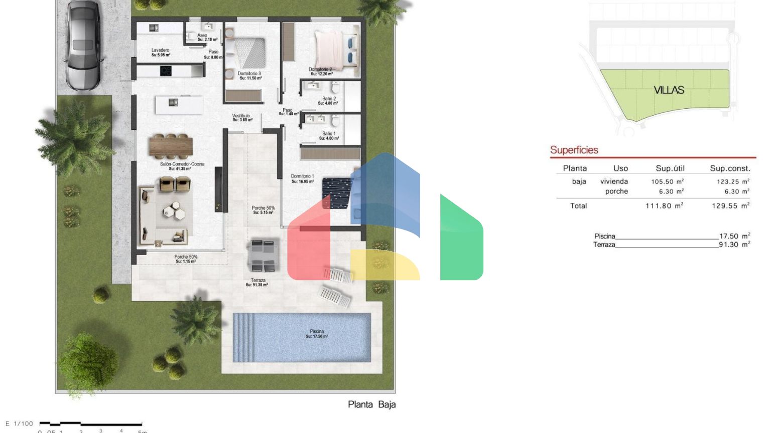 НОВЫЕ ОДНОЭТАЖНЫЕ ВИЛЛЫ НА ГОЛЬФ-КУРОРТЕ АЛЬТAНА, МУРСИЯ