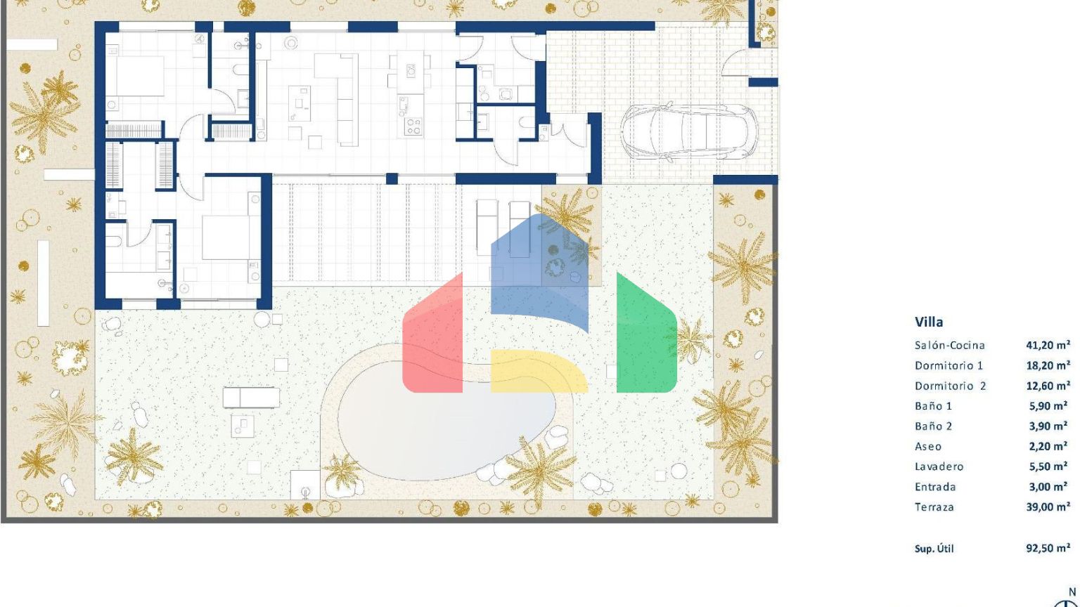 НОВЫЕ ВИЛЛЫ В ГОЛЬФ-КУРОРТЕ АЛЬТАОНА, МУРСИЯ