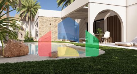 НОВЫЕ ВИЛЛЫ В ГОЛЬФ-КУРОРТЕ АЛЬТАОНА, МУРСИЯ