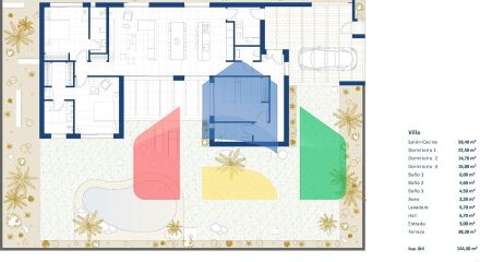 НОВЫЕ ВИЛЛЫ В ГОЛЬФ-КУРОРТЕ АЛЬТАОНА, МУРСИЯ