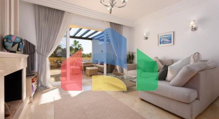 Stylish Apartment with Mountain and Garden Views in Casares Playa