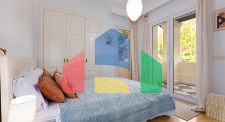 Стильная квартира с видом на горы и сад в Касарес-Плайя