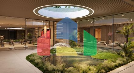 Роскошный новый комплекс в Касарес Коста — современная жизнь всего в 1,4 км от пляжа