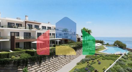 3-bedroom apartments in a new residential complex in Casares Costa, Estepona