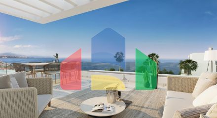 3-bedroom apartments in a new residential complex in Casares Costa, Estepona