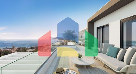 3-bedroom apartments in a new residential complex in Casares Costa, Estepona