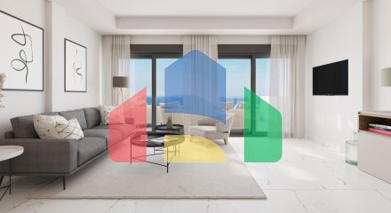 3-bedroom apartments in a new residential complex in Casares Costa, Estepona