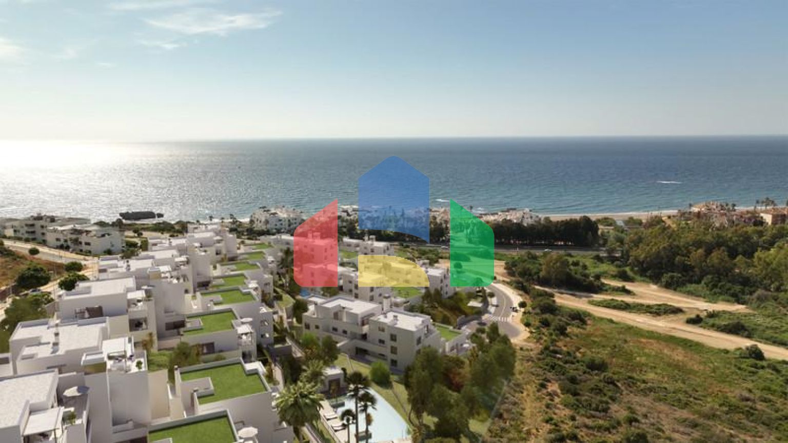 Трехкомнатная квартира с двумя ванными комнатами на среднем этаже в Касаресе.