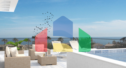 Совершенно новая квартира с двумя спальнями в Касаресе, Эстепоне