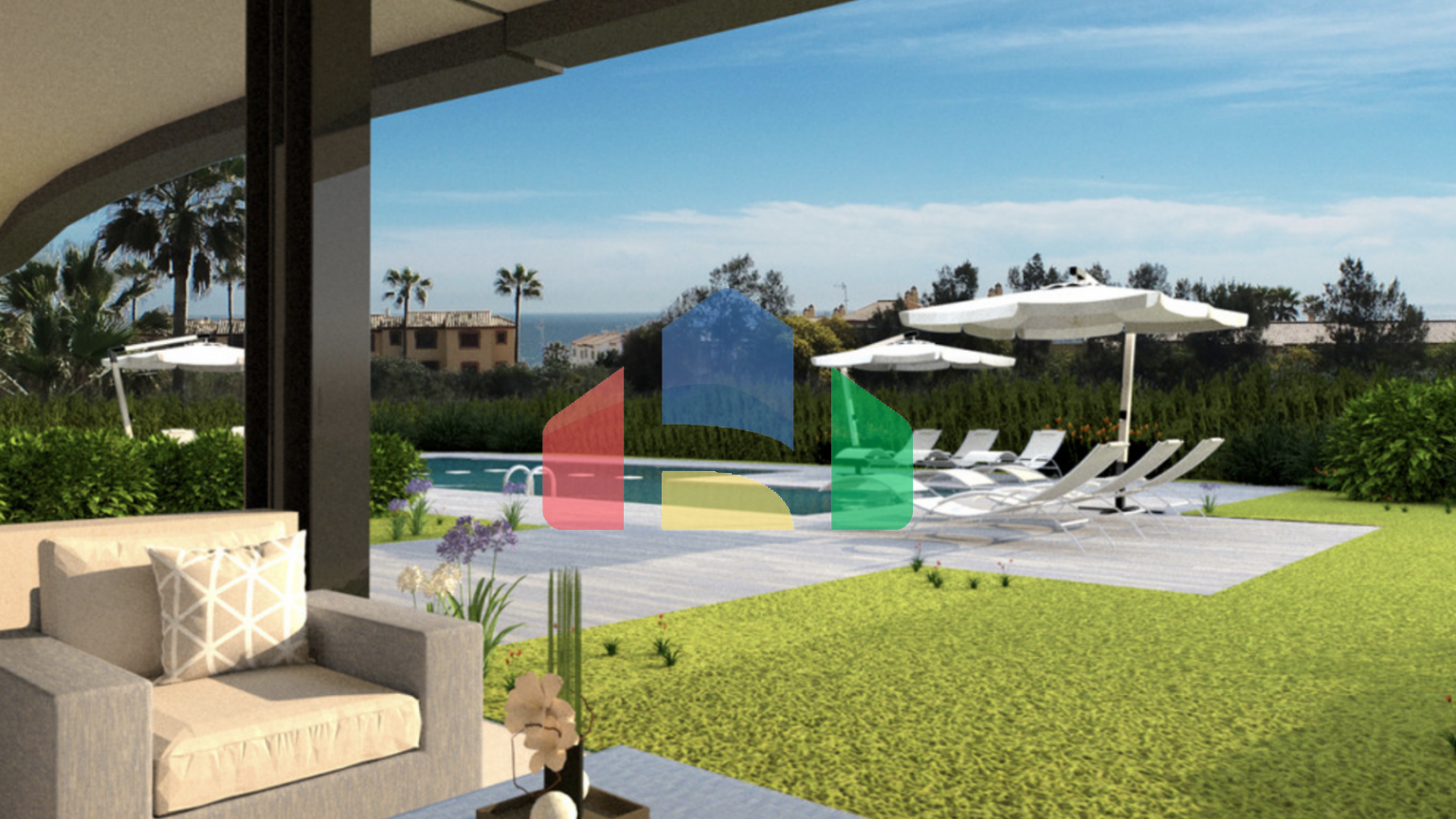 Совершенно новая квартира с двумя спальнями в Касаресе, Эстепоне