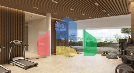 Роскошная вилла с 3 спальнями и видом на море в Фуэнхироле.