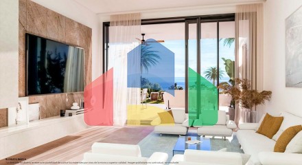 2-bedroom apartments on the ground floor with a private garden in the New Residential Project in Fuengirola