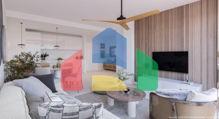 2-bedroom apartments on the ground floor with a private garden in the New Residential Project in Fuengirola