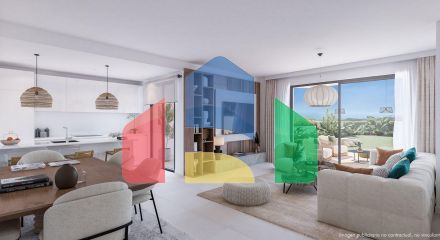 2-комнатные апартаменты на первом этаже с частным садом GARDEN VILLA в Новом  жилом проекте в  Фуенхироле