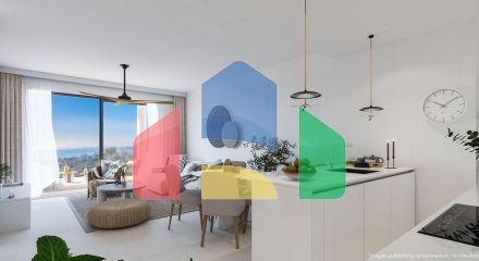 2-комнатные апартаменты на первом этаже с частным садом GARDEN VILLA в Новом  жилом проекте в  Фуенхироле