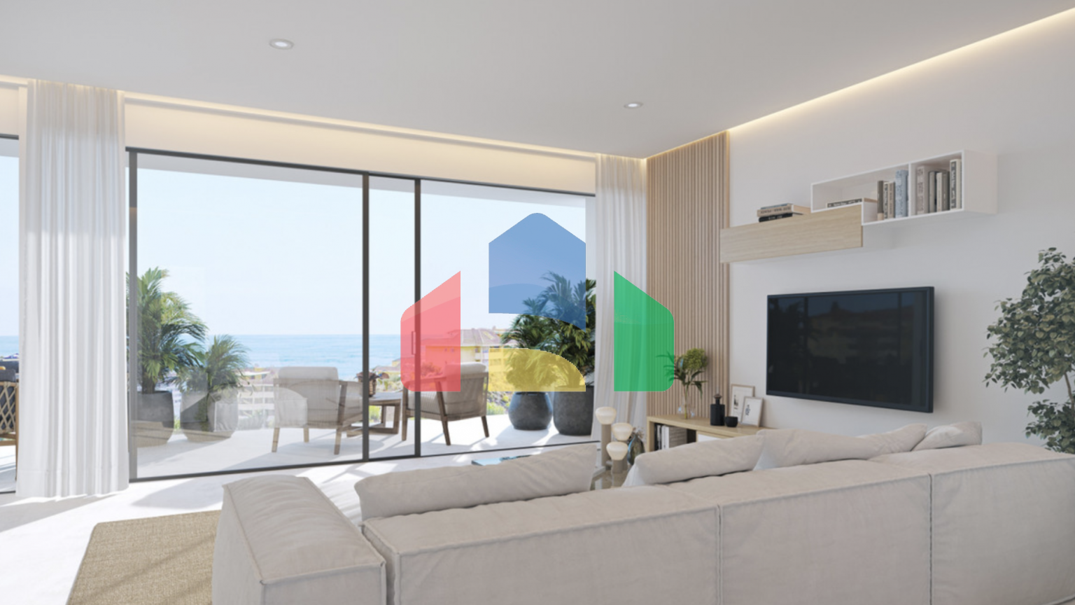 Роскошная вилла с 3 спальнями и видом на море в Фуэнхироле.