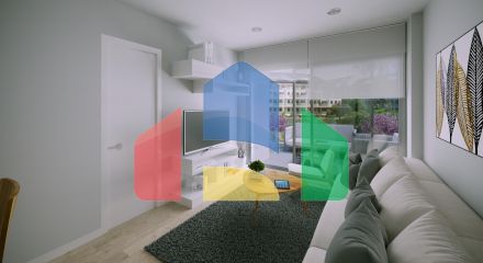 Исключительная новая 2-комнатная квартира с современной архитектурой и устойчивым строительством